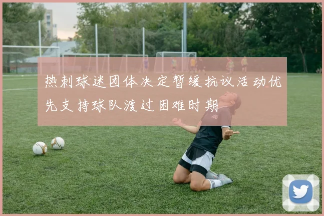 热刺球迷团体决定暂缓抗议活动优先支持球队渡过困难时期